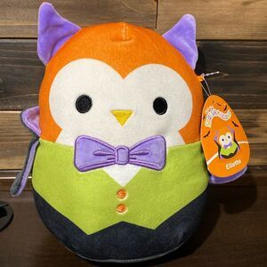 NWT New Squishmallows Official Kellytoy Plush 8 inch Bright Owl Dracula Ellette